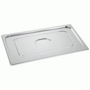 Couvercle inox AISI 304 sans poignée GN 1/1 - Gastroland - 3701666003035