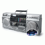 Enceinte Portable Hifi 80W Muse M-380 GBS Ghetto Blaster Enregistreur de cassette CD RADIO FM BLUETOOTH -Écran LCD, Soucoupe LED - 3666638039675