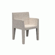 Fauteuil design in & out JUT - écru granit