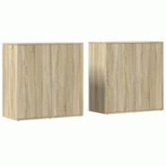 Helloshop26 - Buffet bahut commode armoire meuble de rangement organisateur cuisine salle de séjour salons lot de 2 sonoma 79 x 38 x 02_0036824 - 300 Helloshop26 - Buffet bahut commode armoire meuble de rangement organisateur cuisine salle de séjour salons lot de 2 sonoma 79 x 38 x 02_0036824 - 300