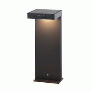Lumisky Borne solaire noire en aluminium LED puissant blanc chaud ALA MINI H40cm - noir 3666162010645 Lumisky Borne solaire noire en aluminium LED puissant blanc chaud ALA MINI H40cm - noir 3666162010645