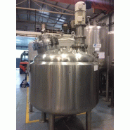 Réacteur bachiller d'occasion 1700 litres inox avec demi-tige - référence                        :                         c4125