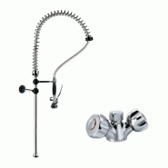 RM GASTRO Douchette de plan de travail avec robinet REDFOX - DOC 1+ - REDFOX - 0615402761710