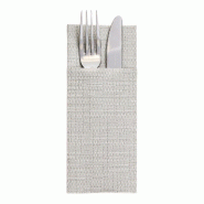 Serviette Cangurito Dry Cotton  55 G/M2 33x40 cm gris Airlaid - par 700