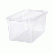 SmartStore Boîte de rangement CLASSIC 46 L, clips: blanc - blanc plastique polypropylène 7332462058743