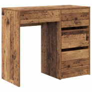 VidaXL Bureau Bois Ancien 90 x 37,5 x 75 cm Bois d'ingénierie Modèle Horizon Nova - 869496