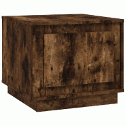 VidaXL Table basse chêne fumé 51x50x44 cm bois d'ingénierie Modèle Patio Polaris Prime Plus - 819873
