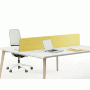 Panneau de séparation frontal en tissu acoustique - Timber / F25 / Zama - 140/160/180 cm - Hauteur 38.5 cm - Réduction du bruit ambiant - Garantie 3 ans Panneau de séparation frontal en tissu acoustique - Timber / F25 / Zama - 140/160/180 cm - Hauteur 38.5 cm - Réduction du bruit ambiant - Garantie 3 ans