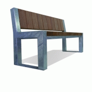 Banc public en bois moderne norcor ligne b.L.O.C Banc public en bois moderne norcor ligne b.L.O.C