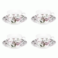 Coffret 4 pièces champêtre avec sous tasses 18 cl - Décoré Rond Porcelaine Table Passion - multicolore porcelaine 3106232376887 Coffret 4 pièces champêtre avec sous tasses 18 cl - Décoré Rond Porcelaine Table Passion - multicolore porcelaine 3106232376887