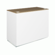 Comptoir Cage olivier 1 tiroir 2 tablettes 120x60x93cm