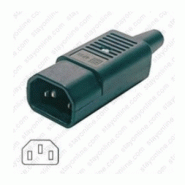 CONNECTEUR IEC 60320 AC C14 MÂLE - 15A/250V