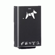 Distributeur propreté canine mural HYGECA - liasses - Gris Manganèse_0