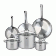 Ensemble de 3 Poêles de cuisson 24, 28 et 32 cm et 3 faitouts 16, 20 et 26 cm Elo Profi Citrin - gris 3176239951325 Ensemble de 3 Poêles de cuisson 24, 28 et 32 cm et 3 faitouts 16, 20 et 26 cm Elo Profi Citrin - gris 3176239951325