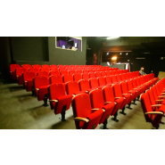 Fauteuil d'auditorium à piétement central en acier pour une utilisation intensive en ERP - JACQUARD_1