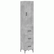 Helloshop26 - Buffet bahut commode armoire meuble de rangement organisateur cuisine salle de séjour salon haut 34,5 x 34 x 180 cm 02_0034395 - 300021_0