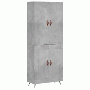 Helloshop26 - Buffet bahut commode armoire meuble de rangement organisateur cuisine salle de séjour salon haut 69,5 x 34 x 180 cm 02_0034649 - 300021