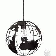 LAMPE MURALE LAMPADAIRE DÉCORATION DESIGN À SUSPENSION ABAT-JOUR BOULE GLOBE NOIR 13_0001352 LAMPE MURALE LAMPADAIRE DÉCORATION DESIGN À SUSPENSION ABAT-JOUR BOULE GLOBE NOIR 13_0001352