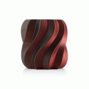 Mot sur initiale en Impression 3D - Soie noir rouge_0
