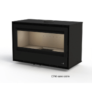 Pack insert ecodesign lagos-c-795 + ventilation + cadre 3 côtés - 8kw