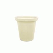 PLAST'UP ROTOMOULAGE Pot de fleurs rond xxl delight 420l - SABLE - beige 0637962081626