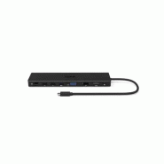 Port Designs 901906-W station d'accueil Avec fil USB 3.2 Gen 2 (3.1 Gen 2) Type-C Noir