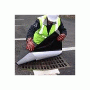 Protection de plaque d'égoût à usage unique - Dimensions 50x50 cm ou 90x90 cm - Plaque d'obturation adhésive en tissu siliconé