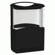 Réfrigérateur noir positif professionnelle avec vitrine ouverte lib... - P7464.0310