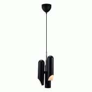 Suspension ROCHELLE 3-Spot Métal Noir, H.44 - IP20 - GU10 /DFTP Intérieur - noir métal 5704924014505