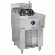 Wok à gaz 1 brûleur + robinet eau - 14 kW