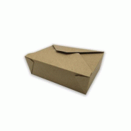 Boîte en carton kraft 19,7x14x6,5cm 1980ml 50un - 6621221