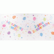 Chemin de table Joyeux Anniversaire 30cm x 5m