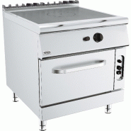 Cuisinière plaques coupe feu avec four à gaz - 800x900x900 mm - P7178.3040