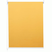 Décoshop26 - Store enrouleur de fenêtre occultant protection solaire store à tirage latéral 60x230cm opaque jaune 04_0004435 - jaune 3000462432699