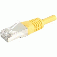 Dexlan cordon rj45 catégorie 6a s/ftp jaune - 1 m 858331