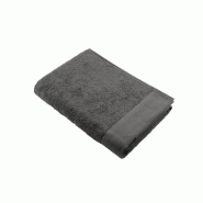 Drap bain moelleux - Couleur gris foncé - 70x140 cm - 3770032619545