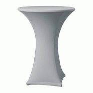 Housse de table extensible Samba grise D1 | Qdm - DK574