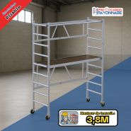 Kit échafaudage pliable – Neuf - Hauteur de travail : 3,80 mètres