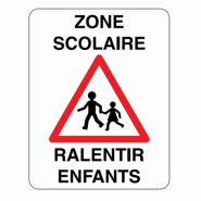 Panneau Zone Scolaire