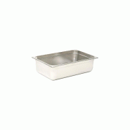Plateau gastronorme Comas GN 1/1 CM.53X32,5X2h en acier inoxydable 18/10 - gris Acier inoxydable 18/10 8425734105661