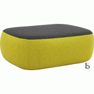 Pouf - table basse Softline Sand - Felt Jaune 579_0