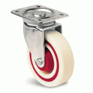 Roulette saturne grise en tôle d’acier emboutie zinguée de forte épaisseur 100mm pivotante - GUITEL HERVIEU – 72748 - 867362_0