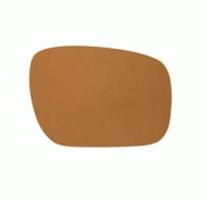 Stil Casa, set de 12 sets de table unicolores, polyuréthane cousu, 44xh. 31 cm, finition saffiano couleur désert (desert). - TOV-D-OV-SA-DE Stil Casa, set de 12 sets de table unicolores, polyuréthane cousu, 44xh. 31 cm, finition saffiano couleur désert (desert). - TOV-D-OV-SA-DE