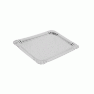 Thouy 25 Plateaux traiteur en carton argenté 19 x 28 cm - 3701114814756