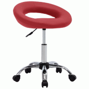 VidaXL Chaise pivotante à dîner Rouge bordeaux Similicuir  Modèle Évasion Élite - 8720286728185