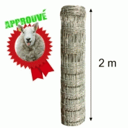 017-0370 - grillage à mouton hauteur 2 m rouleau 50 m - h 2 mètre