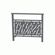 Barrière VENISE avec tôle décorative