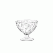 Bormioli Rocco - lot 12 coupes à glace diamond 22cl transparent - transparent 8004360065299
