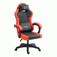 Chaise gaming Katana simili cuir noir et rouge 58.5 x 28.5 x 80 cm Kira - multicolore matière synthétique 3663111202489 Chaise gaming Katana simili cuir noir et rouge 58.5 x 28.5 x 80 cm Kira - multicolore matière synthétique 3663111202489