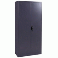 Décoshop26 - Armoire de bureau en acier 2 portes verrouillables en métal 185x90x40 cm gris foncé 04_0006413 - gris 3000261749714 Décoshop26 - Armoire de bureau en acier 2 portes verrouillables en métal 185x90x40 cm gris foncé 04_0006413 - gris 3000261749714
